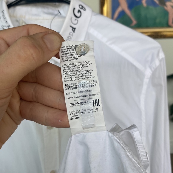 D&G | Logo Print Button Up - Picture 13 of 14